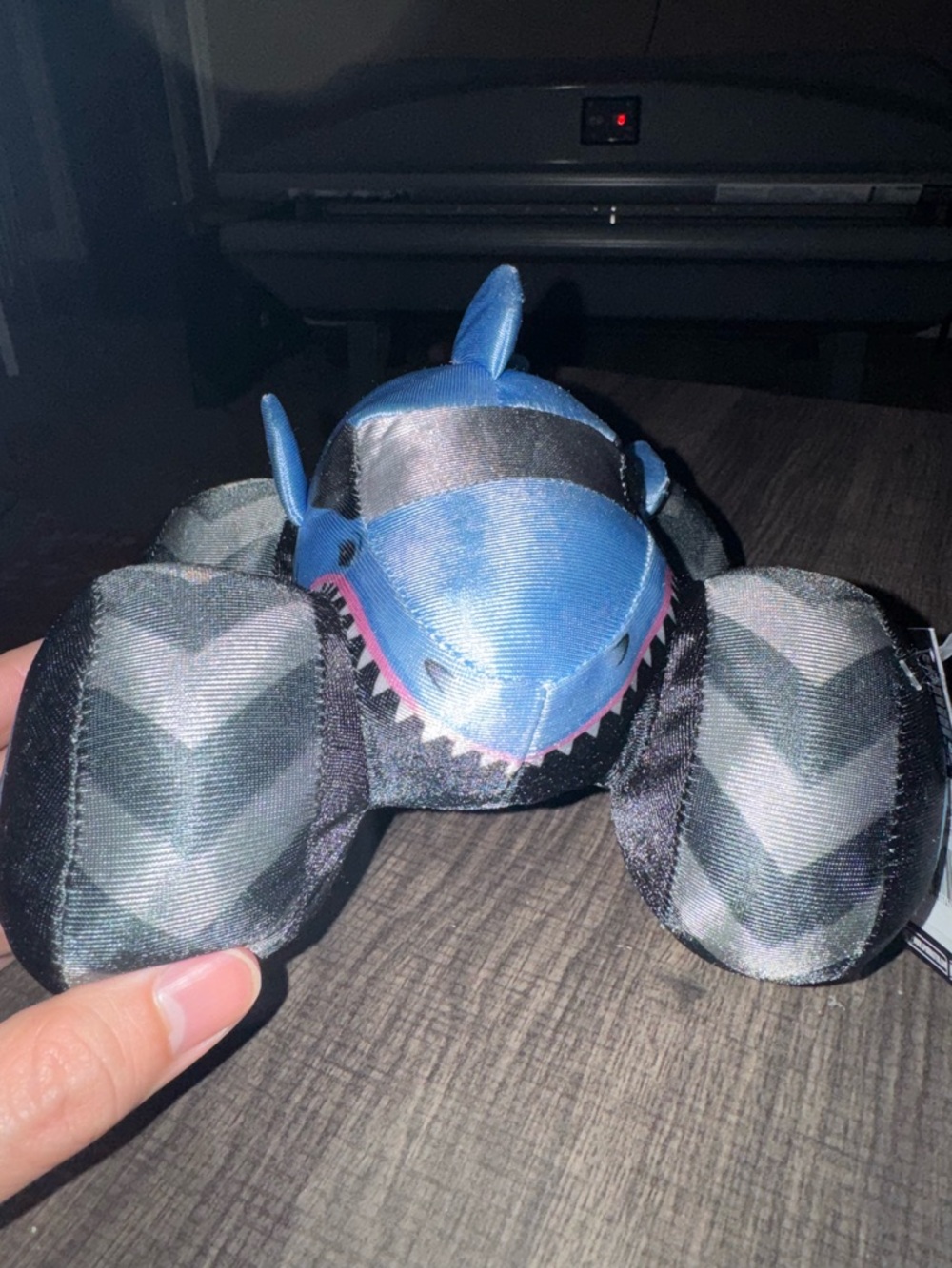 Spin Master Monster Jam Megalodon Shark Plush Small Engine Sounds Blue 2025